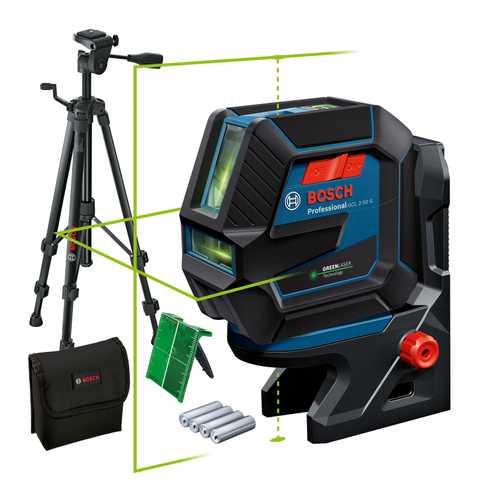 Лазерный уровень Bosch GCL 2-50 G + BT 150 (0.601.066.M01)
