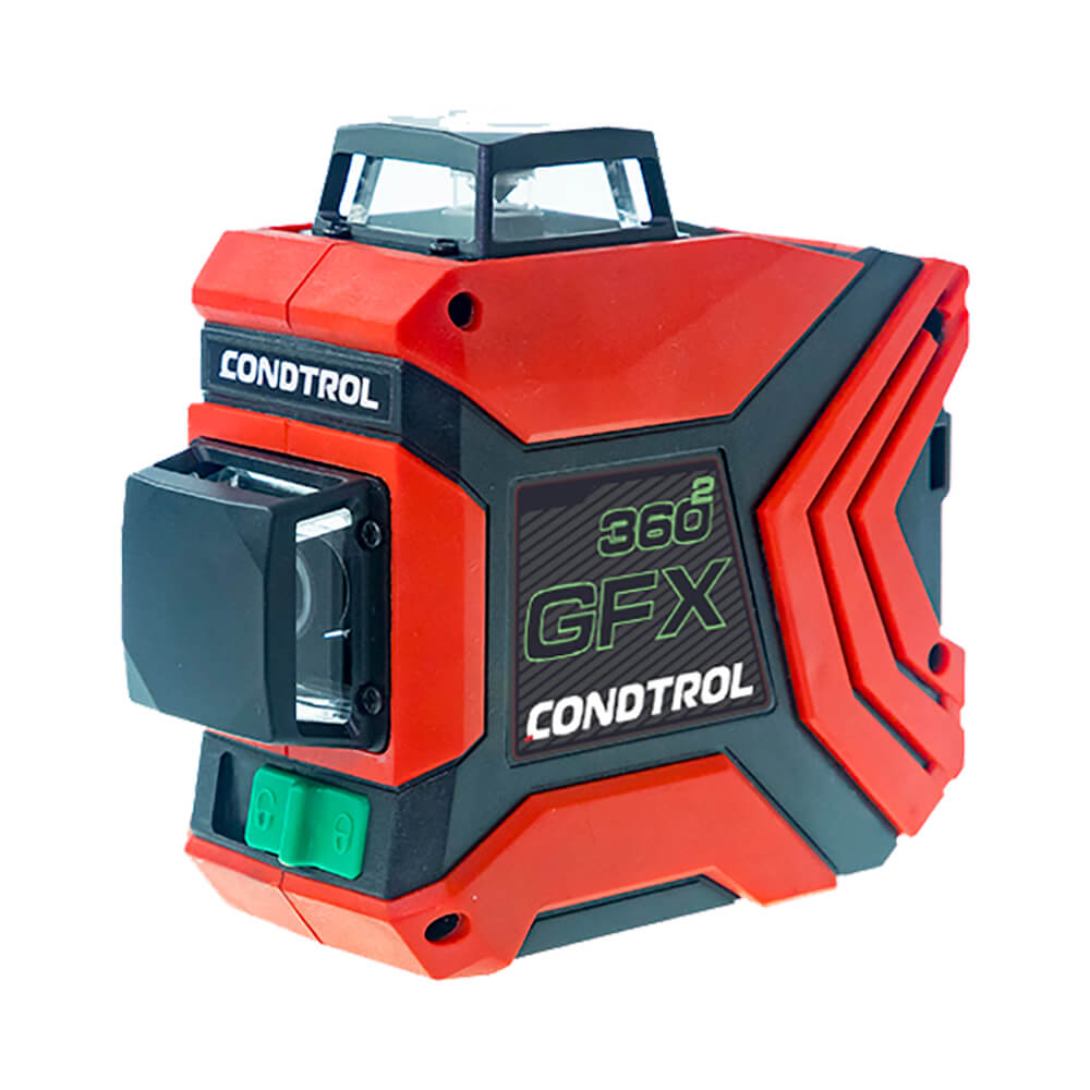 Лазерный уровень Condtrol GFX360-2 Kit с зеленым лучом
