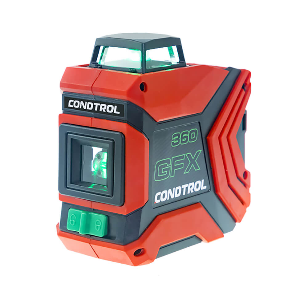 Лазерный уровень Condtrol GFX360 Kit с зеленым лучом
